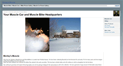 Desktop Screenshot of morleysmuscle.com